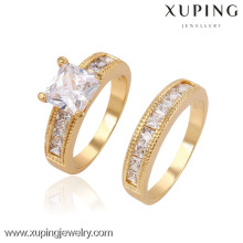 13507 Xuping atacado 18 K anel de ouro, mais novo design de moda jóias anel de dedo CZ